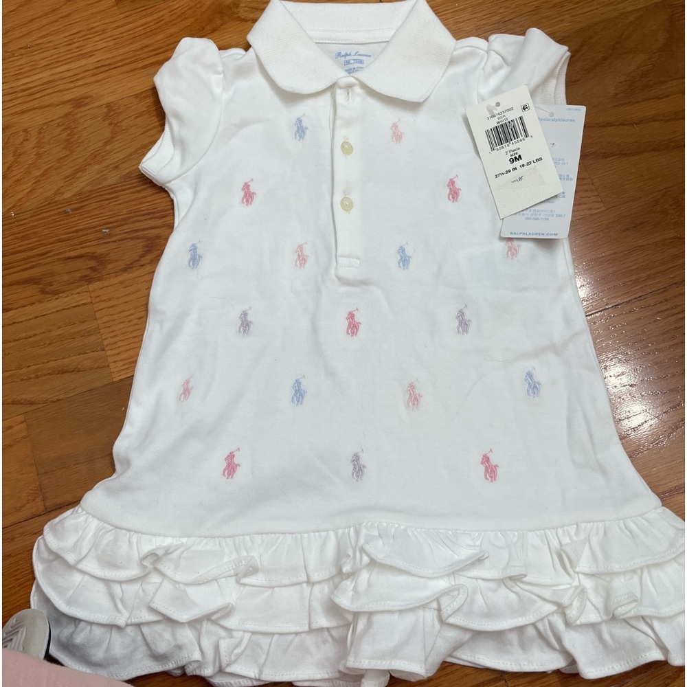 NWT Ralph Lauren infant dress 9 months
